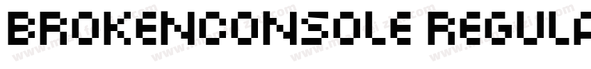 BrokenConsole Regula字体转换